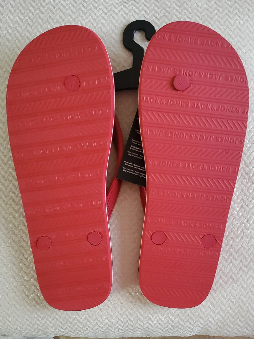 Jack & Jones Flip Flops/Barbados Cherry